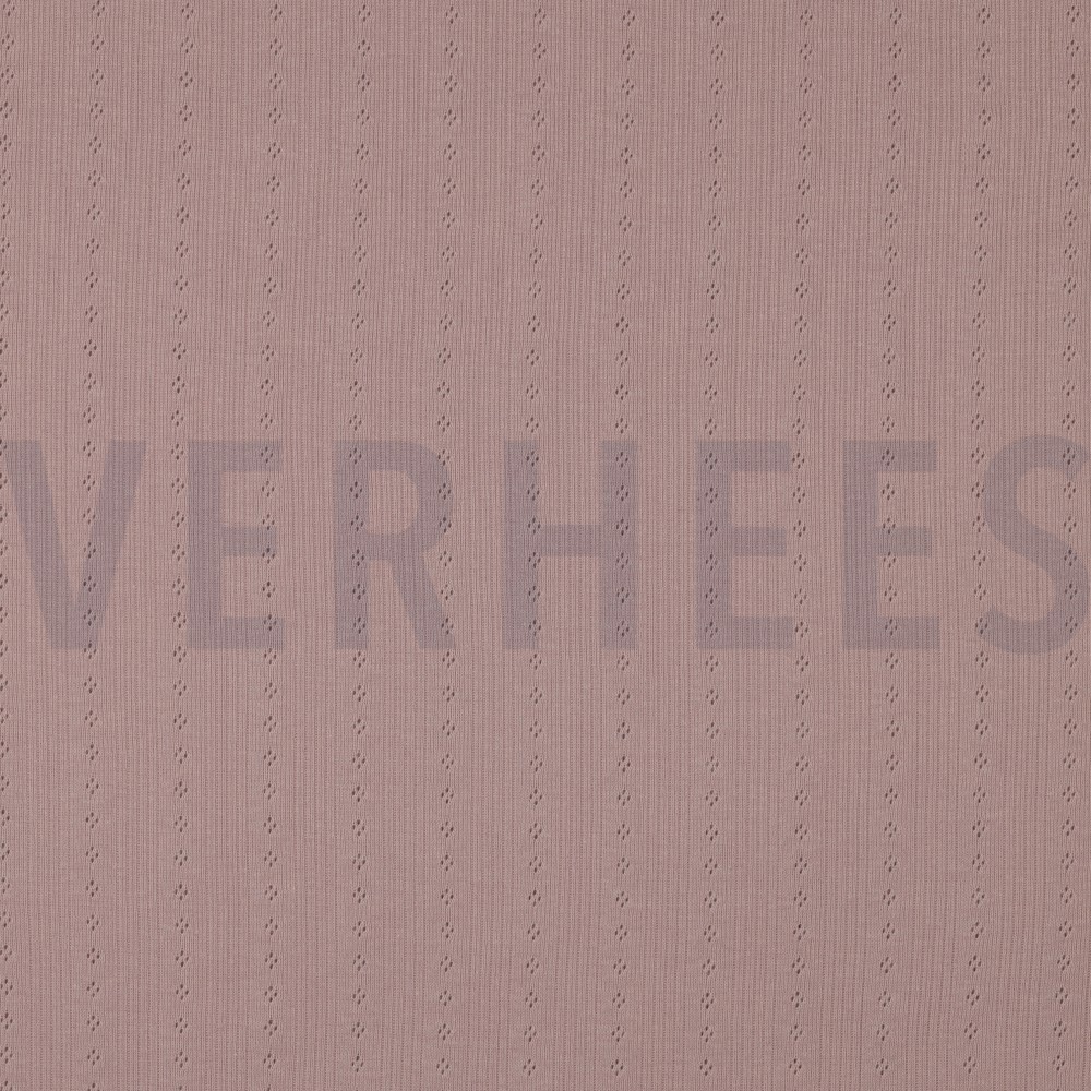 FEINSTRICKJERSEY AJOUR SANFTES LILA