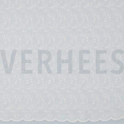 COTTON EMBROIDERY TWO-SIDE SCALLOP WHITE (hover)
