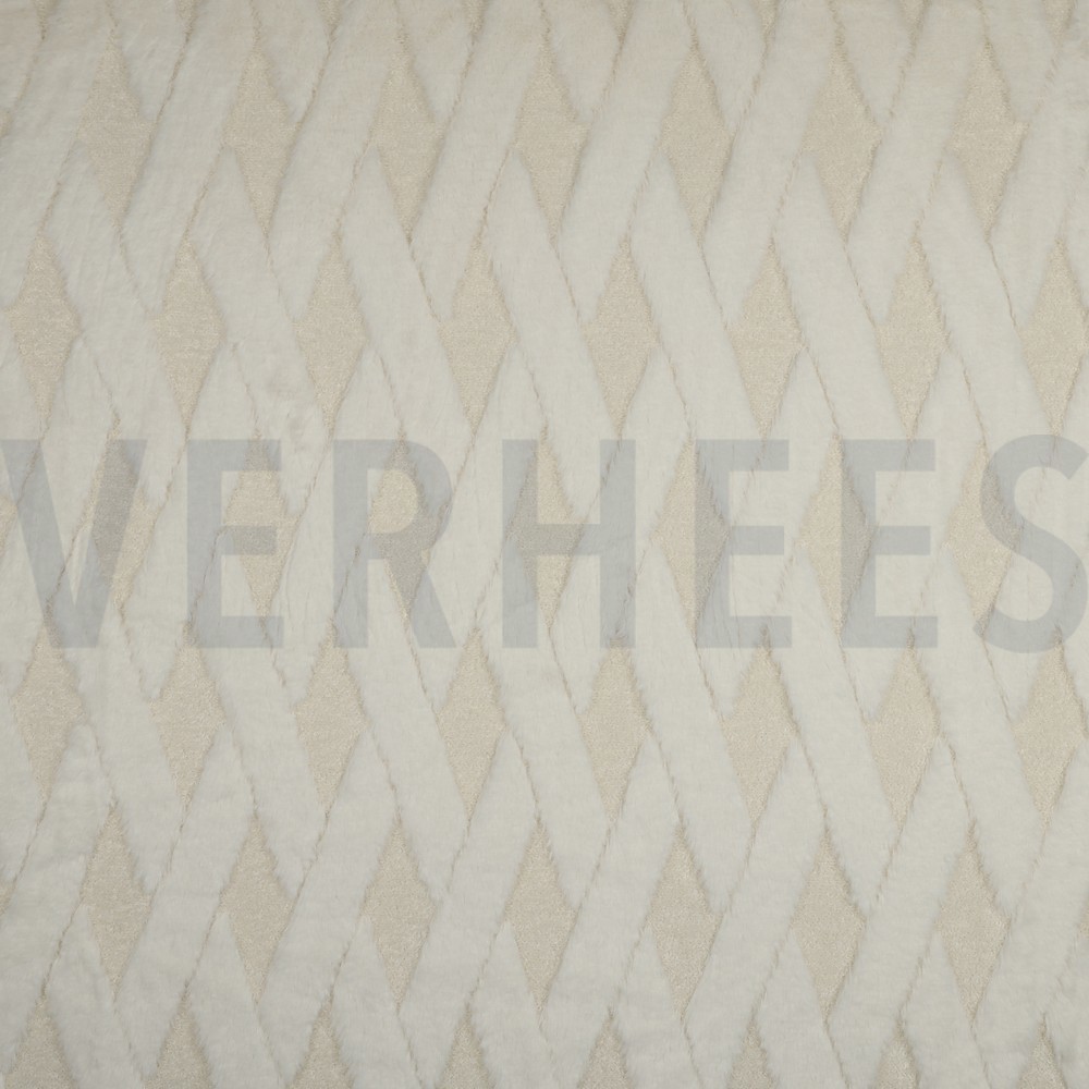 TEDDYSTOFF KUNSTPELZ ECRU