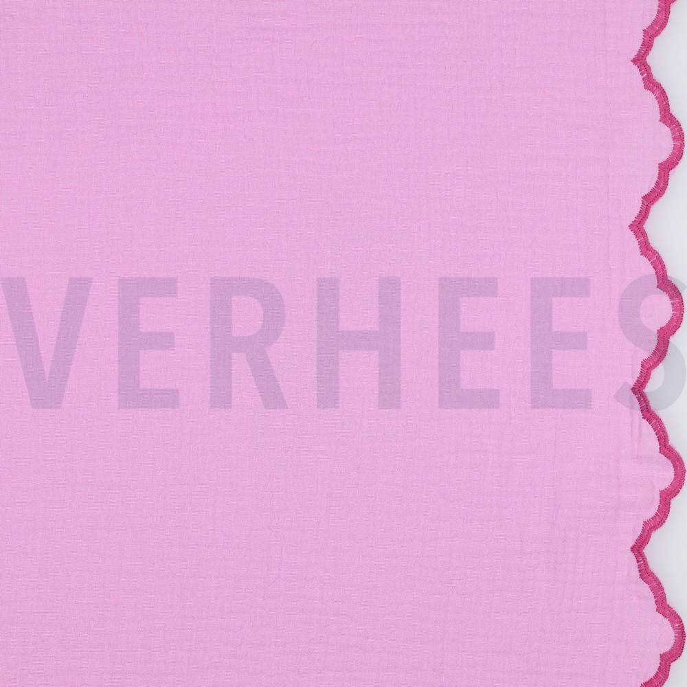 MUSSELIN ZWEISEITIGE WELLE HELLROSA