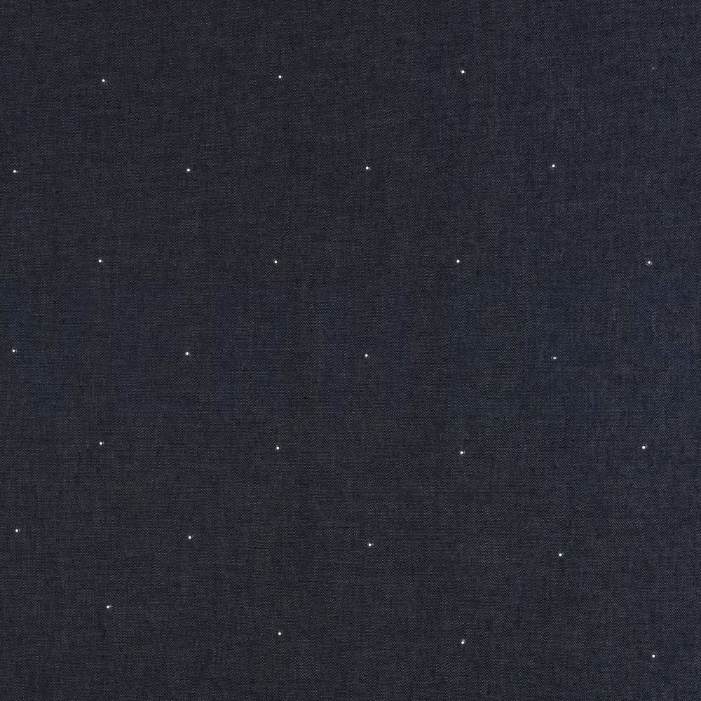 DENIM STUDS DONKERBLAUW