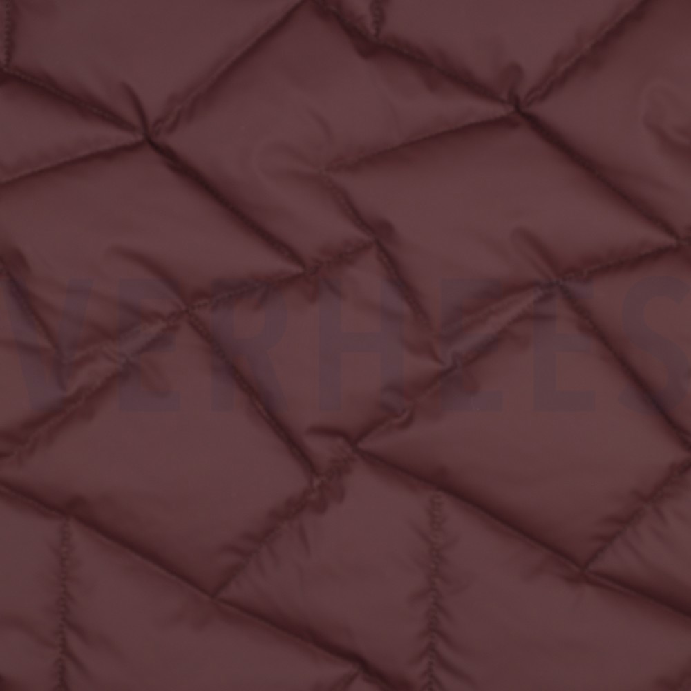 STEPPSTOFF GEOMETRISCH BORDEAUXROT