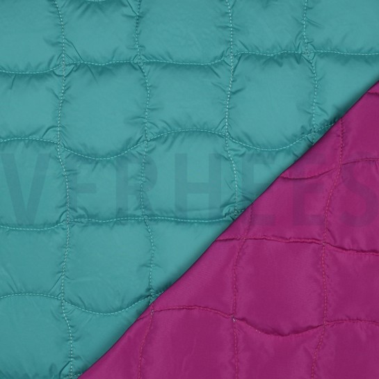 STEPPED GRAPHIC SQUARE CYAN/CERISE #7