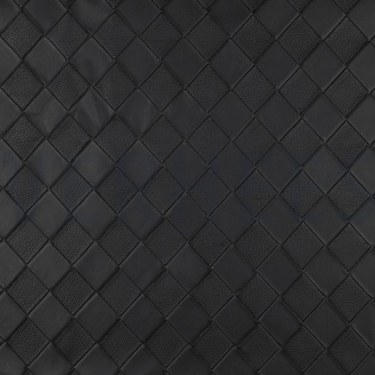 KUNSTLEDER GEWEBT SCHWARZ #7
