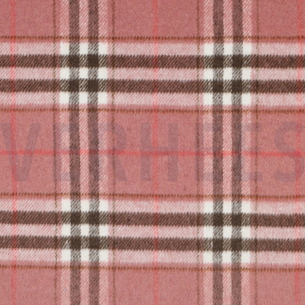 LAINAGE MANTEAU BROSSÉ TEINT EN FIL BROSSÉ ROSÉ PÂLE (hover)