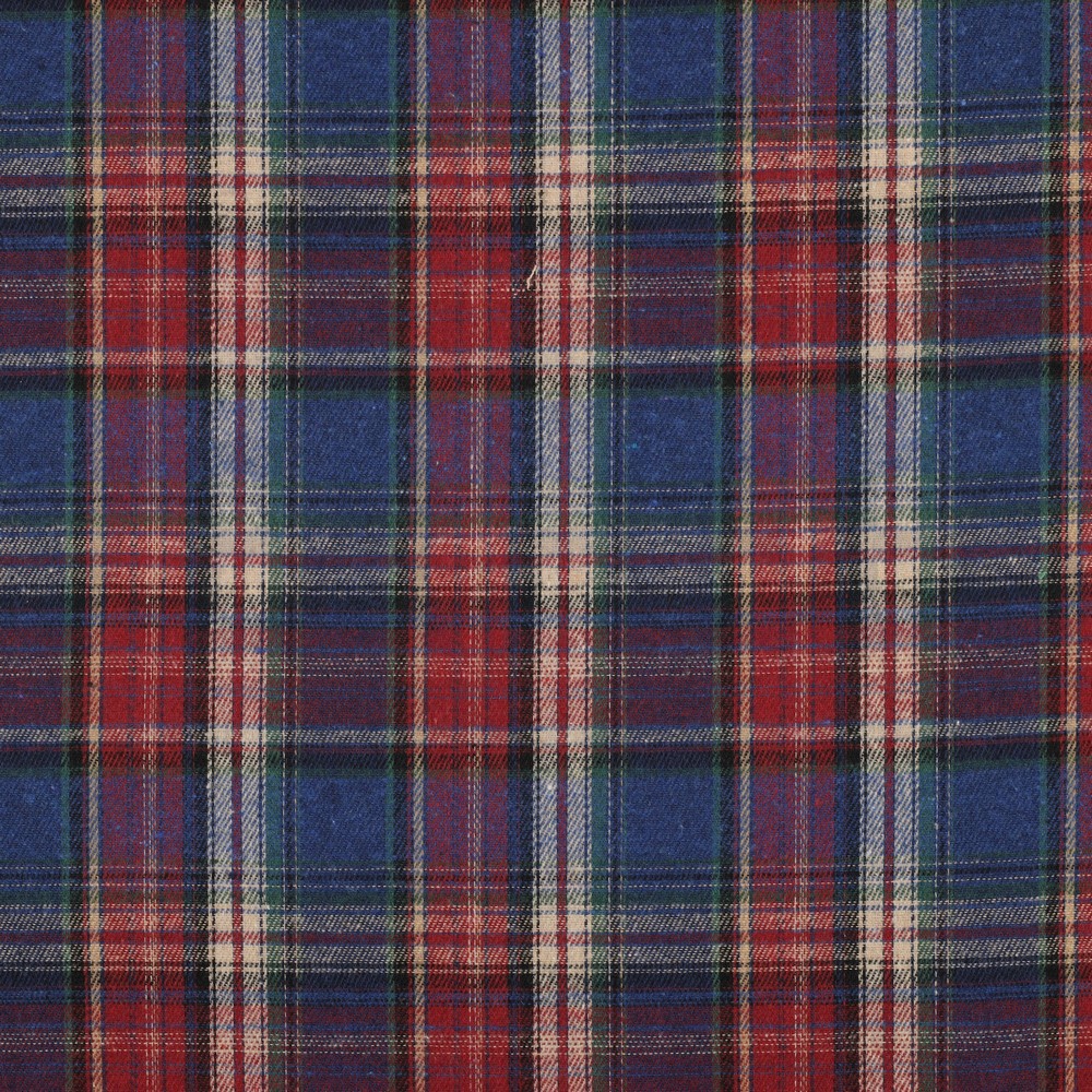 BRUSHED YARN DYED CHECKS BURGUNDY