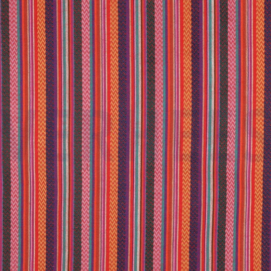 GARENGEVERFD STREPEN JACQUARD MULTI #7