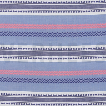 COTTON YARN DYED JACQUARD NEON LIGHT BLUE (hover)