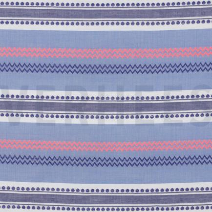 COTTON YARN DYED JACQUARD NEON LIGHT BLUE (hover)