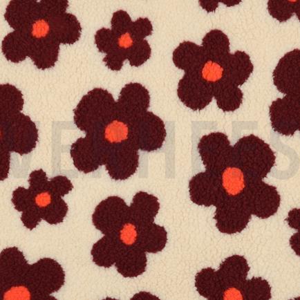 TEDDYSTOFF JACQUARD BLUMEN BEIGE (hover)