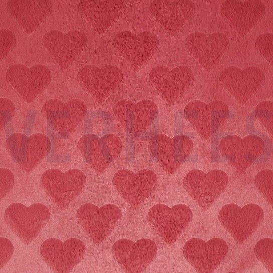 FAUSSE FOURRURE CŒURS ROUGE #7