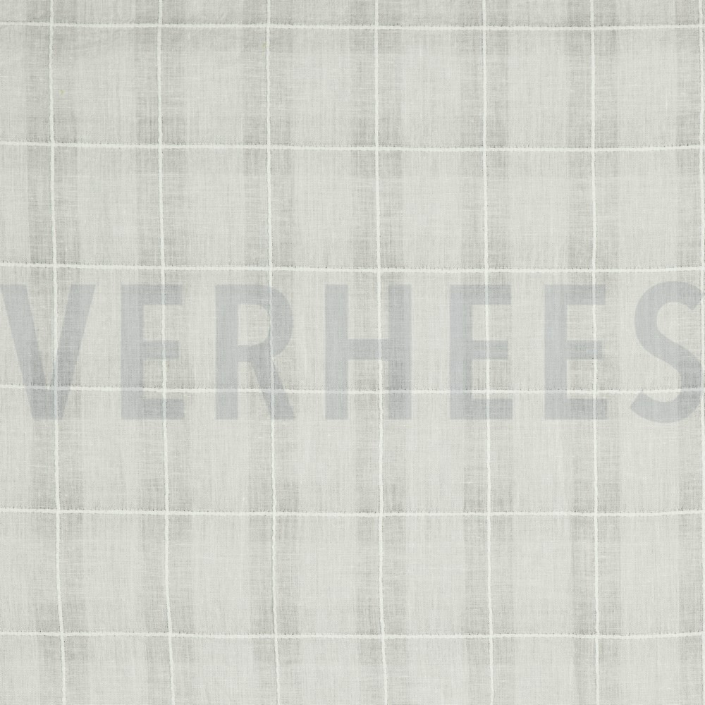 COTTON VOILE DOBBY OFF WHITE