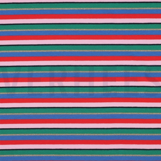 RIB JERSEY GARENGEVERFD STREPEN MULTI #7