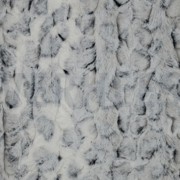 FAUX FUR ANIMAL SKIN BLACK (thumbnail)