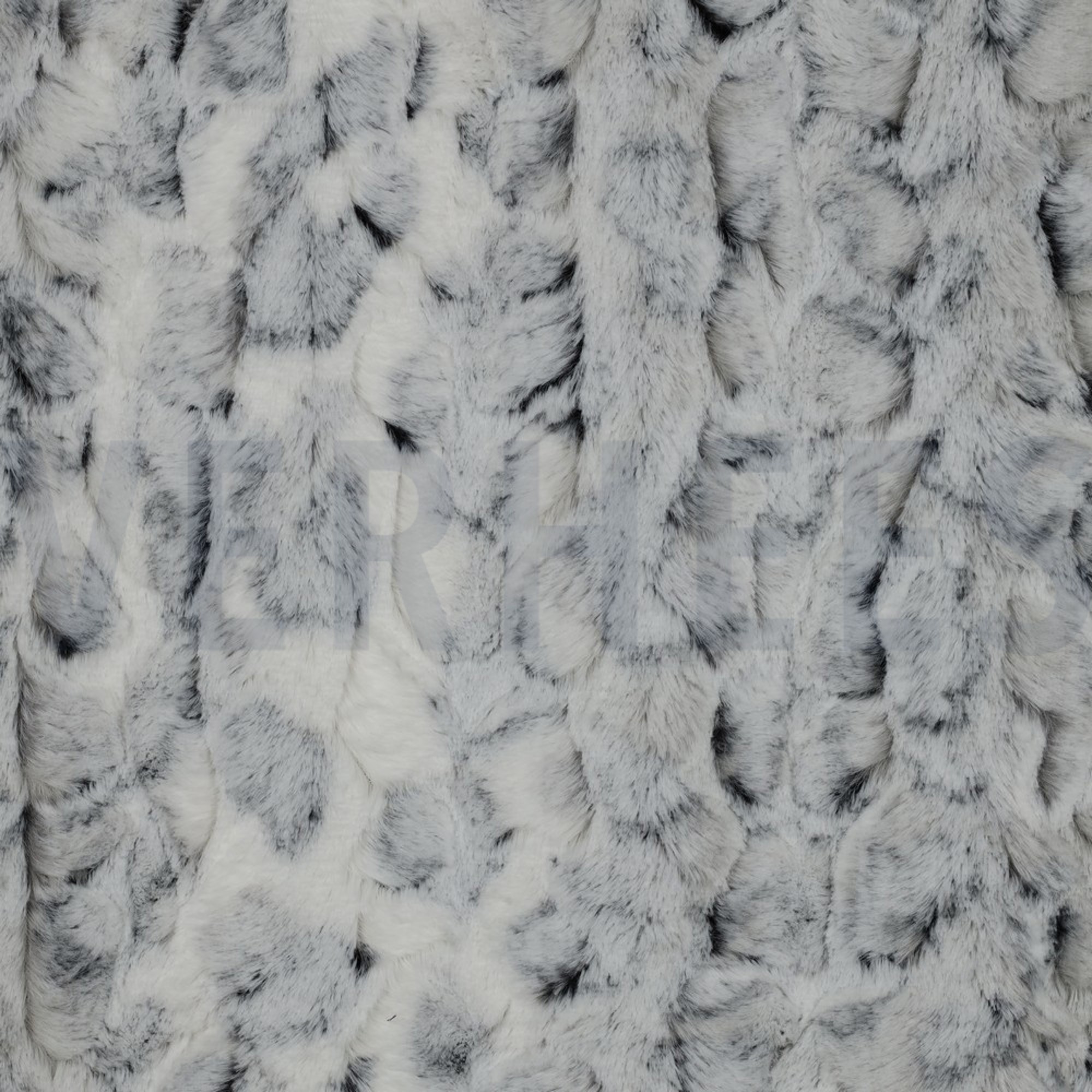 FAUX FUR ANIMAL SKIN BLACK (high resolution)