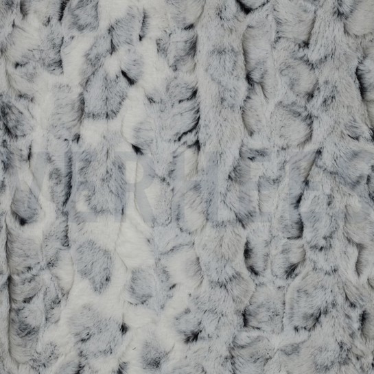 FAUX FUR ANIMAL SKIN BLACK #7