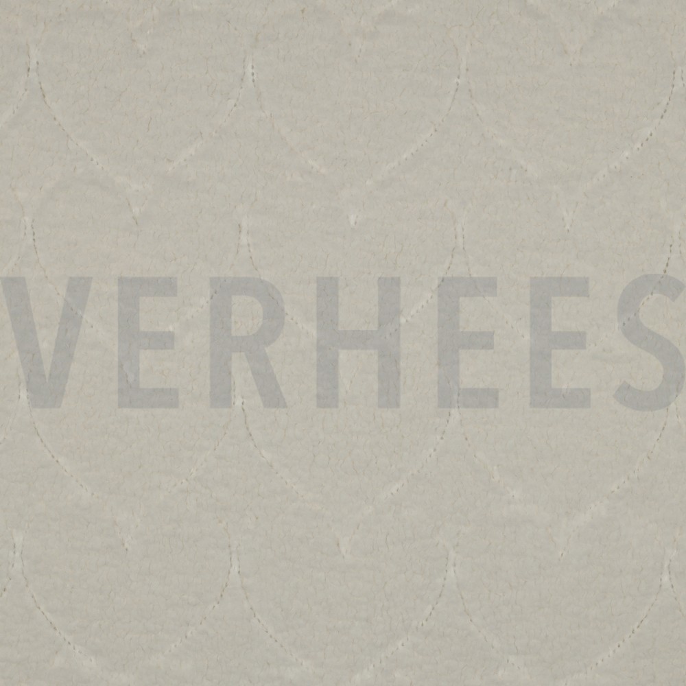 TEDDY JACQUARD HEARTS ECRU