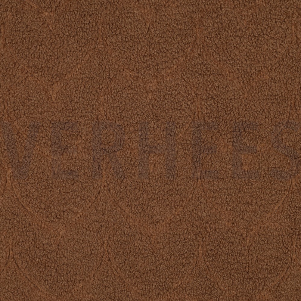 TEDDY JACQUARD HEARTS BROWN