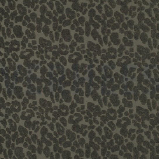 COTTON TOWELLING KNIT ANIMAL SKIN DARK GREEN #7