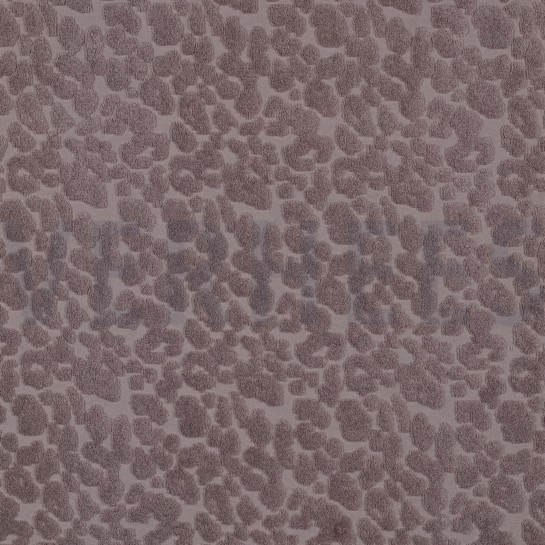 BAUMWOLLE FROTTEE GESTRICKT TIERHAUT MAUVE #7