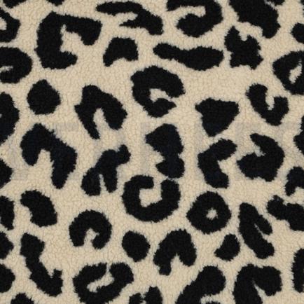 TEDDY JACQUARD DIERENHUID ZWART (hover)