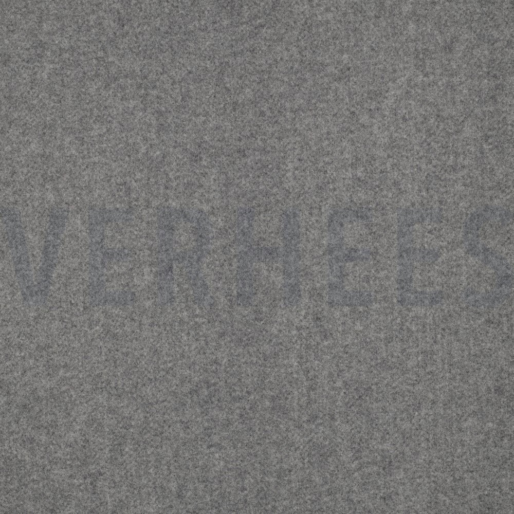 STRICK WOLLLOOK GRAU MELIERT