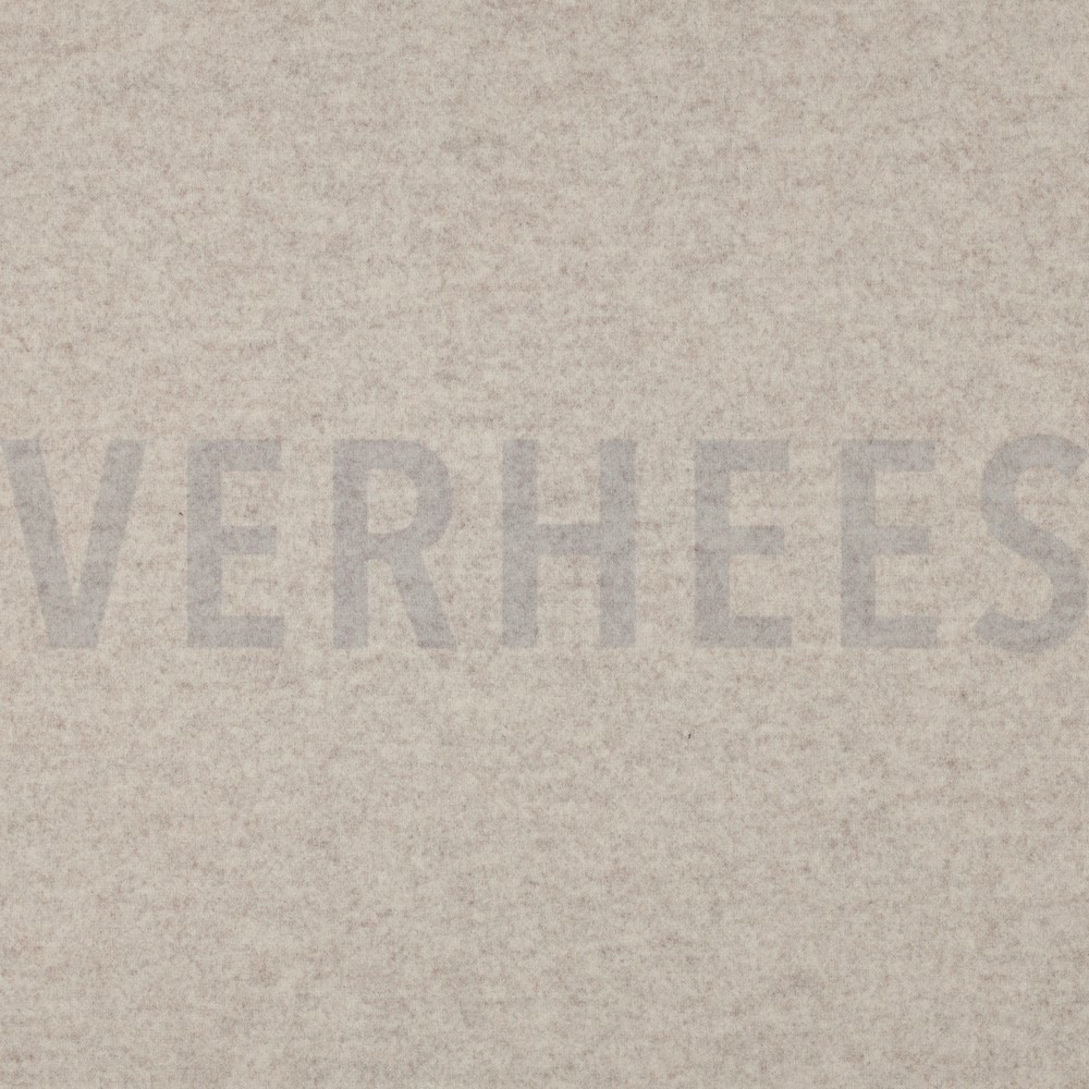 KNITTED WOOL LOOK BEIGE MELANGE