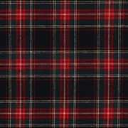 KATOEN GARENGEVERFD GEBORSTELDE RUITEN DONKERBLAUW/ROOD (thumbnail)