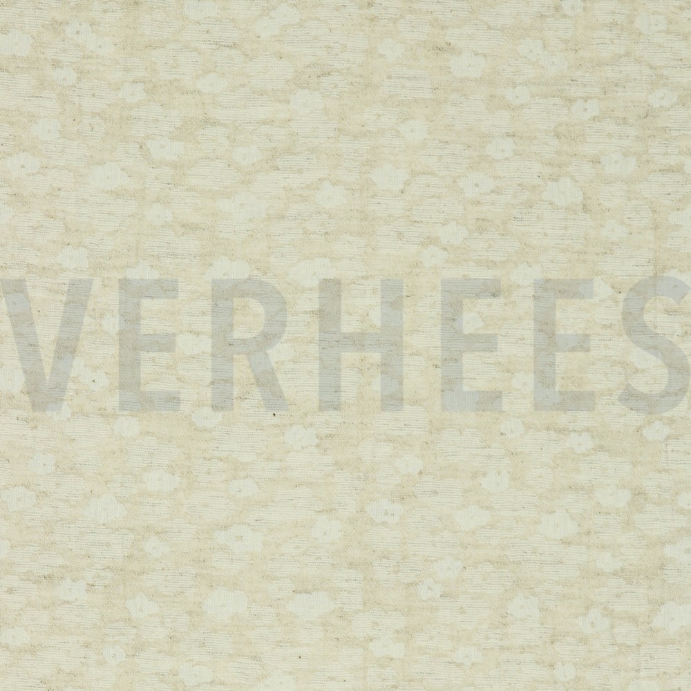 COTON LIN COTON JACQUARD NATUREL