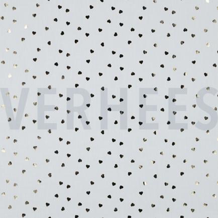 BAUMWOLLE FOLIE HERZEN WEISS (hover)