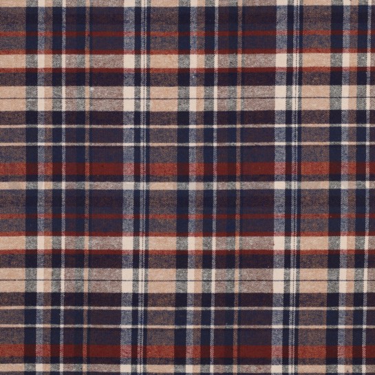 KATOEN GARENGEVERFD GEBORSTELDE RUITEN MARINEBLAUW #7