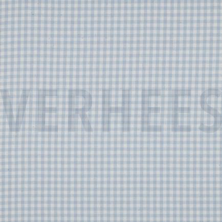 COTTON YARN DYED BRUSHED CHECKS LIGHT BLUE (hover)