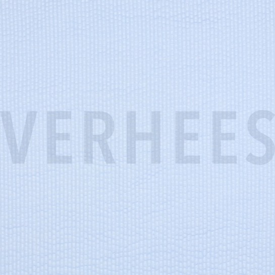 BAUMWOLLE SEERSUCKER GARNGEFÄRBT STREIFEN BLAU #7
