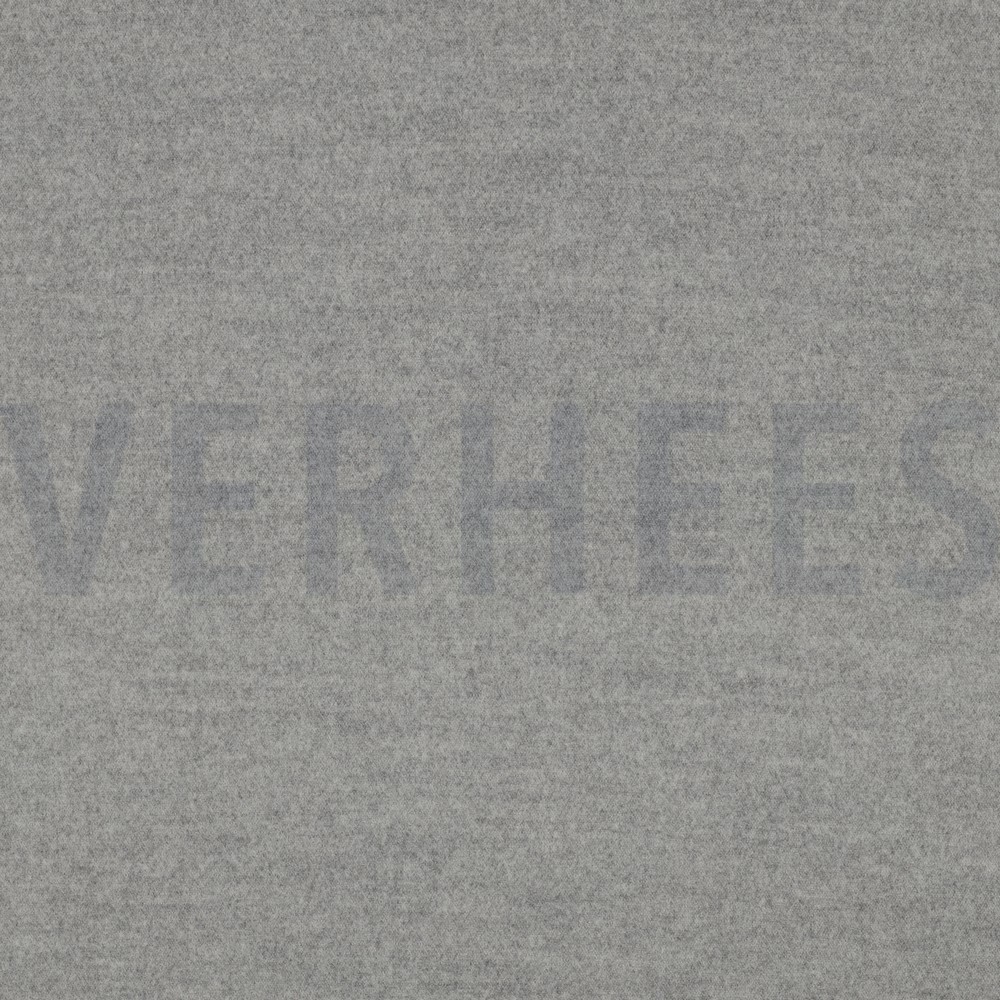 MANTELSTOFF GRAU MELIERT