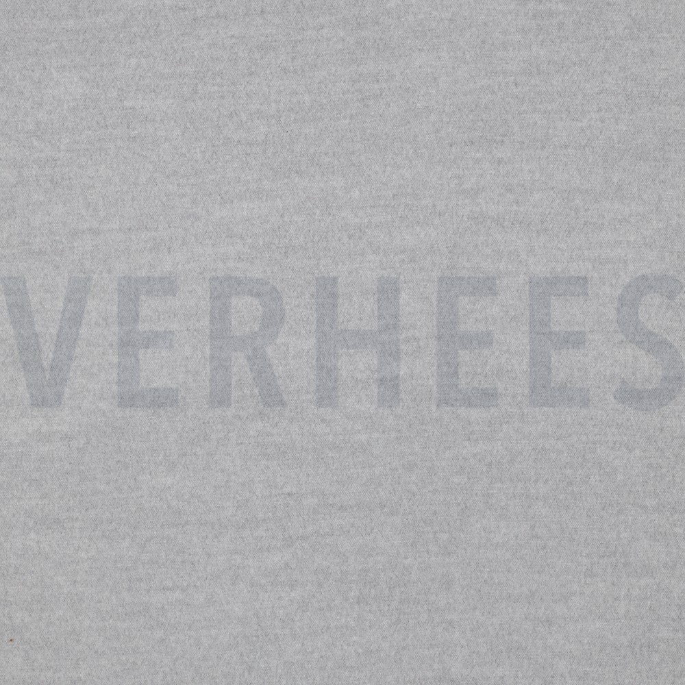 MANTELSTOFF HELLGRAU MELIERT