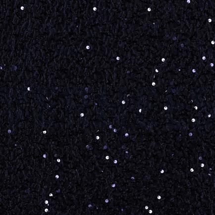 VELOURS À PAILLETTES BLEU MARINE (hover)