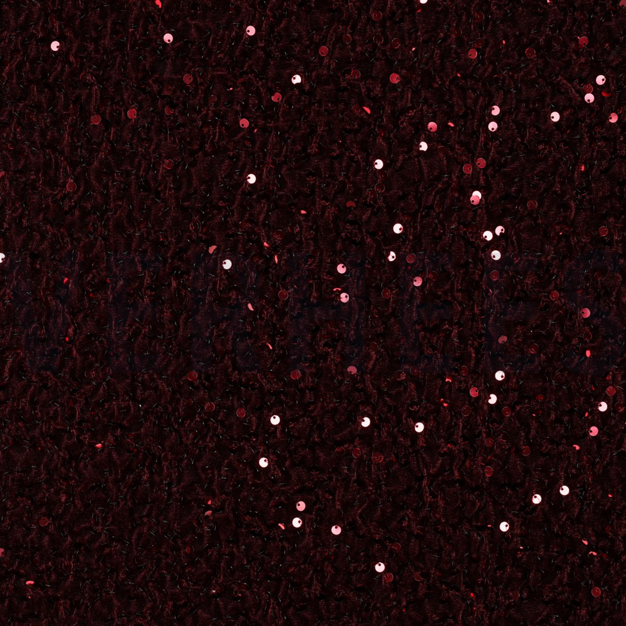 PAILLETTEN FLUWEEL BORDEAUXROOD (high resolution)