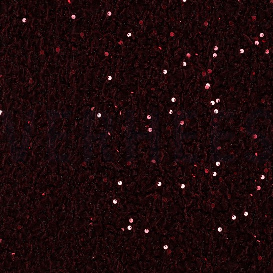 PAILLETTEN FLUWEEL BORDEAUXROOD #7