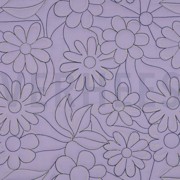 KATOEN GEWATTEERD BLOEMEN LAVENDEL (thumbnail)