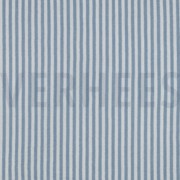 MUSSELIN GARNGEFÄRBT STREIFEN BLAU (thumbnail)