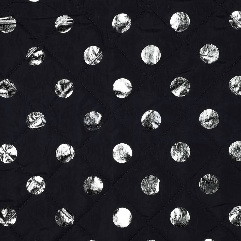 GEWATTEERD FOLIE DOT MARINEBLAUW