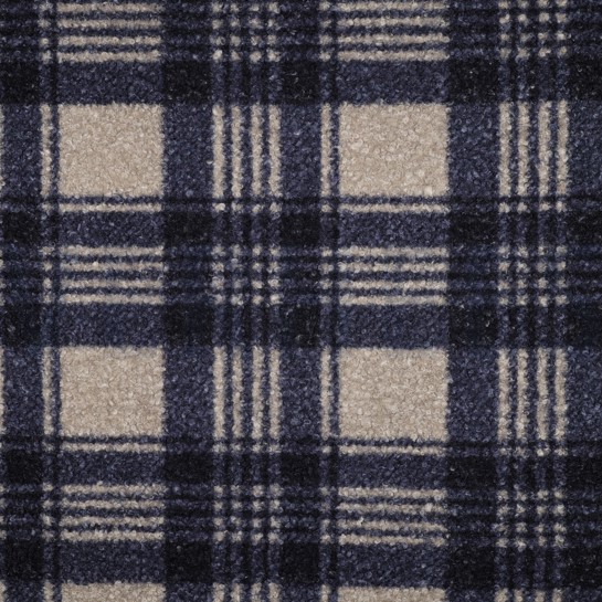 BOUCLÉ CHECKS NAVY #7