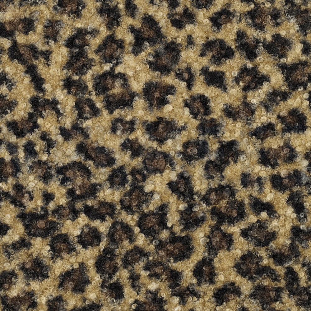 BOUCLÉ ANIMAL SKIN BROWN