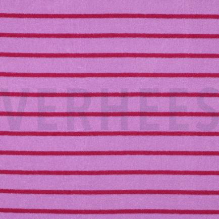 BAUMWOLLE FROTTEE GARNGEFÄRBT STREIFEN ROSA/FUCHSIA (hover)