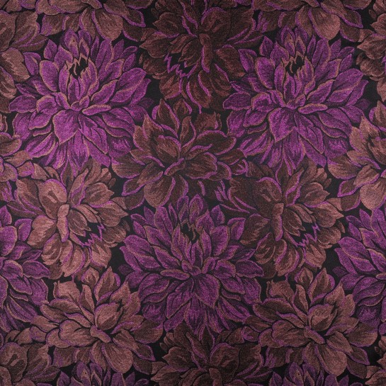 JACQUARD FLEURS VIOLET #7