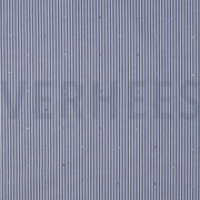 BAUMWOLLE GARNGEFÄRBT STREIFEN MIT NIETEN BLAU (thumbnail)