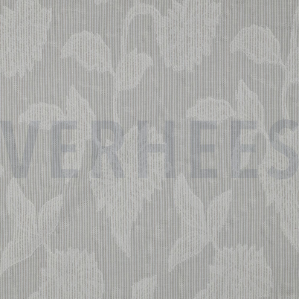 COTTON YARN DYED STRIPES JACQUARD FLOWERS SAND