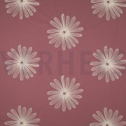 COTON BRODERIE FLEURS MAUVE (thumbnail)