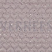 MATELASSÉ FOIL COEURS POUDRE FONCÉE (thumbnail)