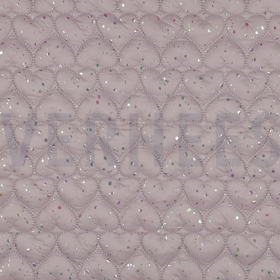 MATELASSÉ FOIL COEURS POUDRE FONCÉE #7